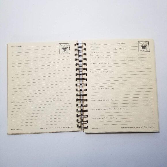 "Books I've read" A Reader's Journal Log Book Reading Notebook Write It Down! - Picture 4 of 6